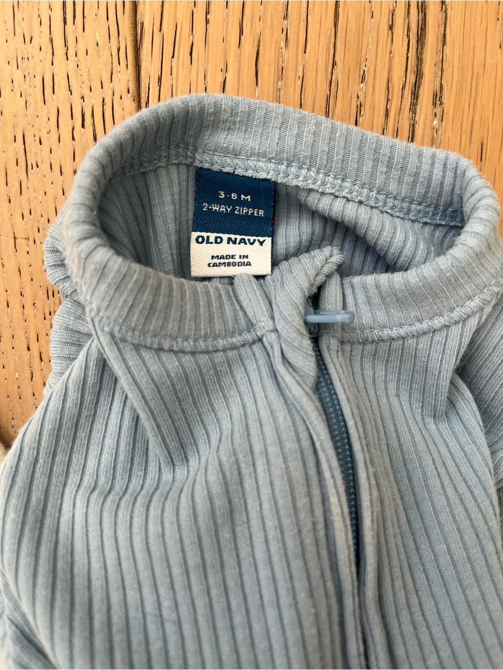 4 piece Infant 3-6 month Sleeper Double Zip Gap Ribbed Old Navy Carters Fish